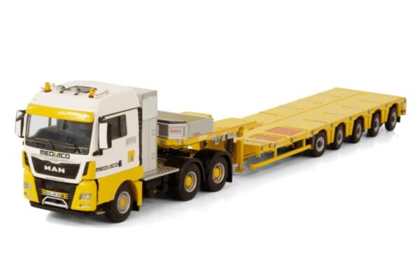 Mediaco - MCO-PX 5-axle semi-lowloader with MAN TGX XLX 6x4